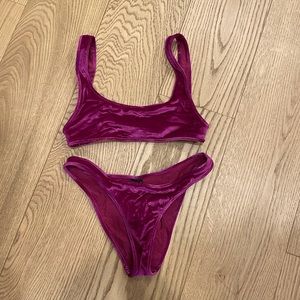COPY - Triangl velvet bikini